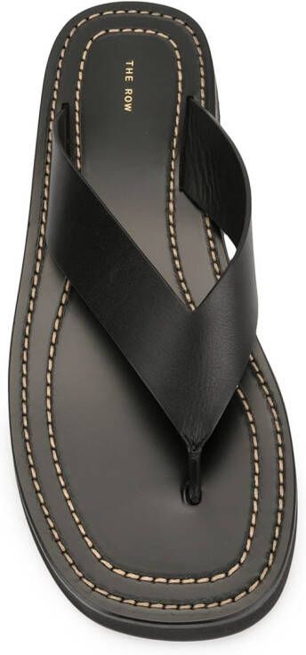 The Row Ginza sandals Black