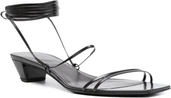The Row Graphic Strap 35mm sandals Brown