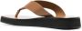 The Row leather flip flops Neutrals - Thumbnail 3