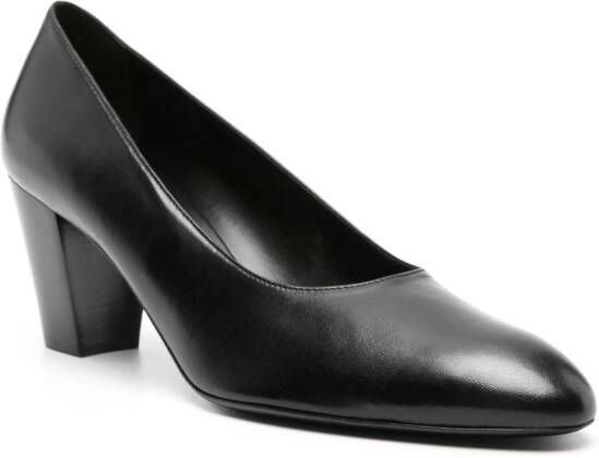 The Row Luisa 65mm leather pumps Black