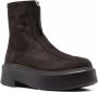 The Row oversize-sole ankle boots Brown - Thumbnail 2