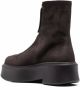 The Row oversize-sole ankle boots Brown - Thumbnail 3