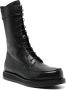 The Row Patty leather Combat boots Black - Thumbnail 2