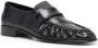 The Row ruched-detail leather loafers Black - Thumbnail 2