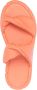 Themoirè flat wrapped flip flops Orange - Thumbnail 4