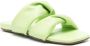 Themoirè twist-detail sandals Green - Thumbnail 2