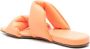 Themoirè twist-detail sandals Orange - Thumbnail 3