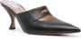 Thom Browne 75mm cut-out leather mules Black - Thumbnail 2