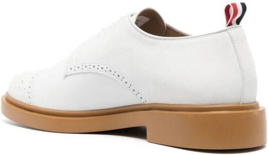 Thom Browne cap-top Derby shoes White