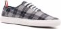 Thom Browne check-pattern low-top sneakers Grey - Thumbnail 2