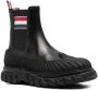 Thom Browne chelsea boot with chunky rubber-sole detail Black - Thumbnail 2