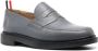 Thom Browne classic penny leather loafers Grey - Thumbnail 2