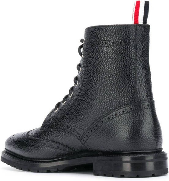 Thom Browne Classic Wingtip boots Black