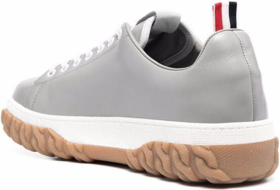 Thom Browne Court lace-up sneakers Grey