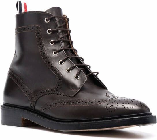 Thom Browne Goodyear-sole Wingtip ankle boots