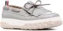 Thom Browne grosgrain-loop trim boat shoes Grey - Thumbnail 2