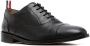 Thom Browne grosgrain-loop trim lace-up shoes Black - Thumbnail 2