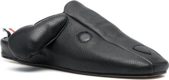 Thom Browne Hector flat slippers Black