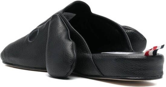 Thom Browne Hector flat slippers Black