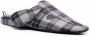 Thom Browne Hector tartan slippers Grey - Thumbnail 2