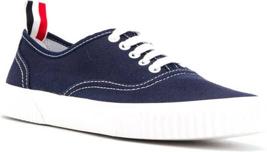 Thom Browne Heritage cotton canvas sneakers Blue
