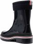 Thom Browne knitted-cuff high-shine rain boots Black - Thumbnail 3