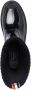 Thom Browne knitted-cuff high-shine rain boots Black - Thumbnail 4