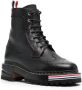Thom Browne lace-up longwing boots Black - Thumbnail 2
