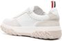 Thom Browne Letterman panelled lace-up sneakers White - Thumbnail 3