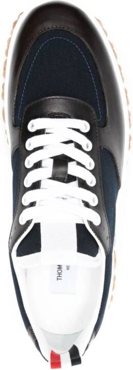 Thom Browne Letterman panelled sneakers Blue
