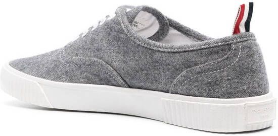 Thom Browne low-top flat sneakers Grey