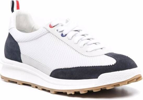 Thom Browne low-top panelled sneakers White