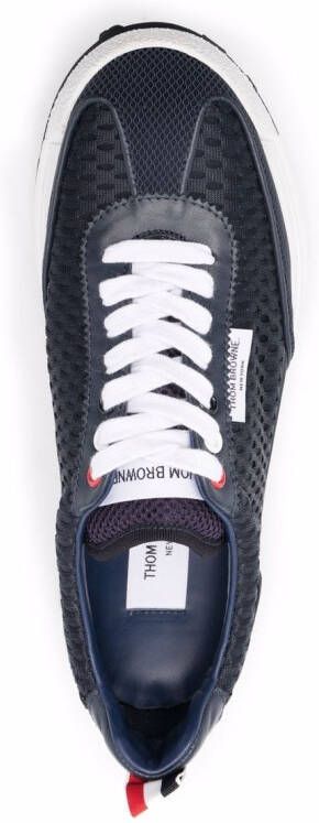 Thom Browne mesh-detailing Tech Runner sneakers Blue