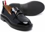 Thom Browne Kids patent-leather loafers Black - Thumbnail 2
