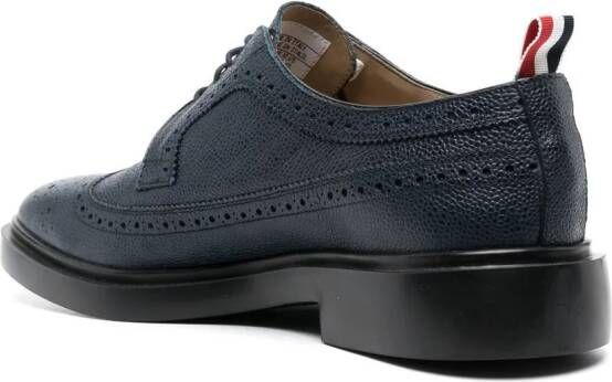 Thom Browne pebbled leather longwing brogues Blue