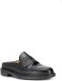 Thom Browne pebbled leather penny loafer mules Black - Thumbnail 2