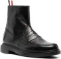 Thom Browne penny loafer ankle boots Black - Thumbnail 2
