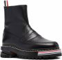 Thom Browne penny loafer ankle-length boots Black - Thumbnail 2