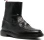 Thom Browne penny slot-detail ankle boots Black - Thumbnail 2