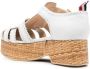 Thom Browne platform caged round-toe sandals White - Thumbnail 3