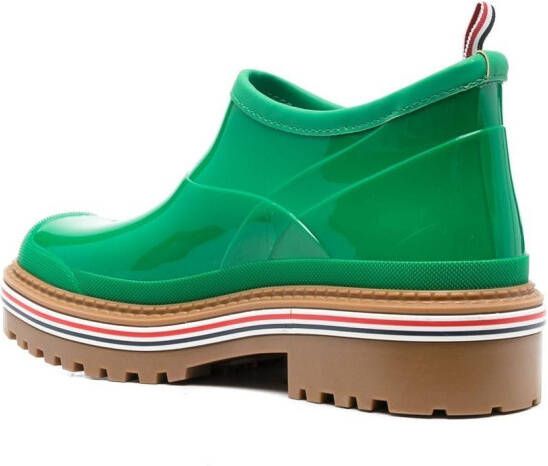 Thom Browne round toe boots Green