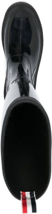 Thom Browne RWB detail rain boots Black