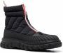 Thom Browne RWB-stripe quilted zip-up boots Black - Thumbnail 2