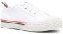Thom Browne stripe-trim lace-up sneakers White - Thumbnail 2