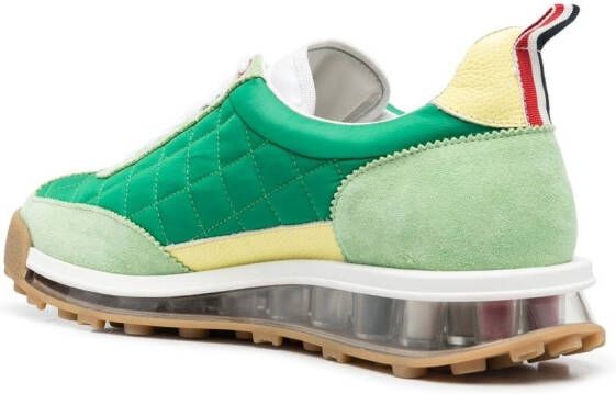 Thom Browne Tech Runner quilted sneakers Green