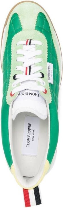 Thom Browne Tech Runner quilted sneakers Green