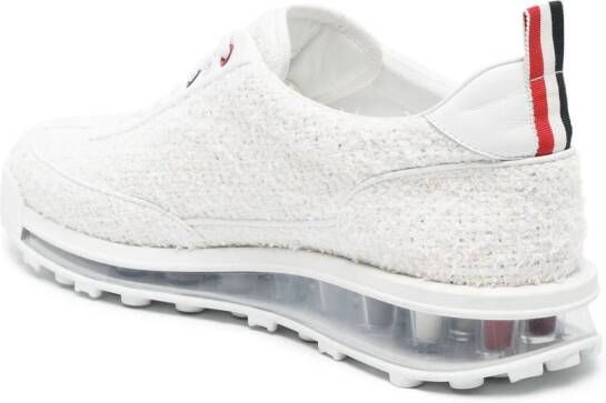Thom Browne Tech Runner tweed sneakers White