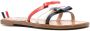 Thom Browne tricolour bow slide sandals Neutrals - Thumbnail 2