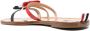 Thom Browne tricolour bow slide sandals Neutrals - Thumbnail 3