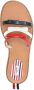 Thom Browne tricolour bow slide sandals Neutrals - Thumbnail 4